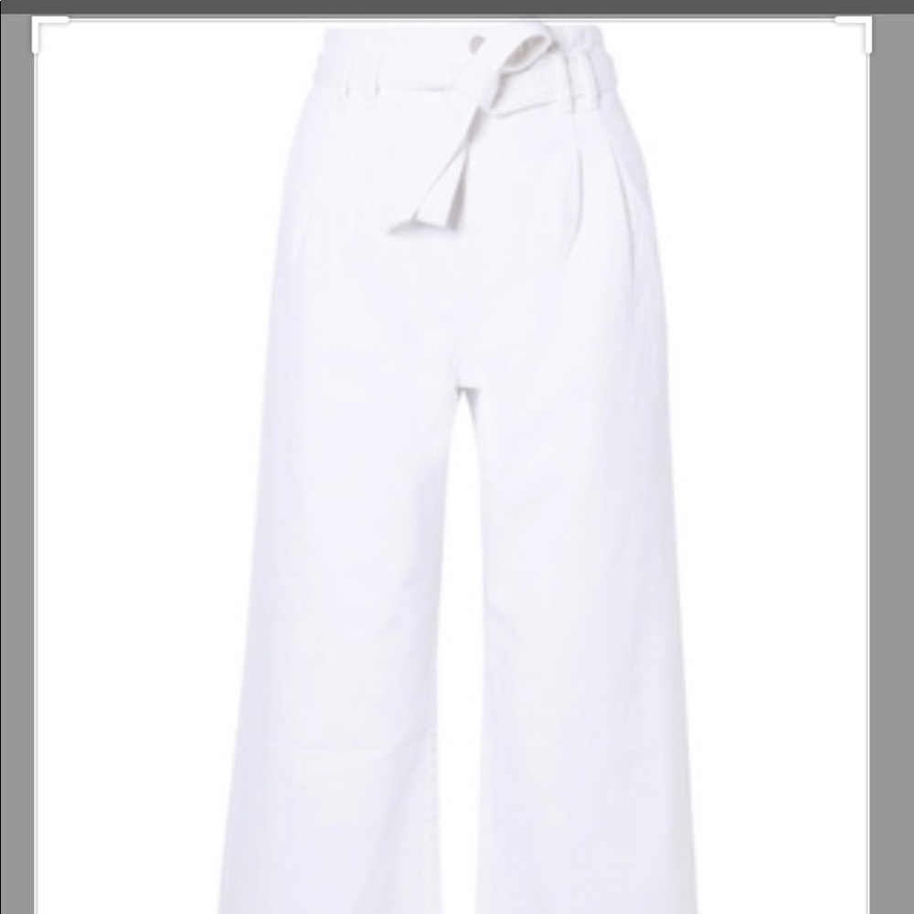{J Brand} High-Rise, Belted, Wide Leg Jeans